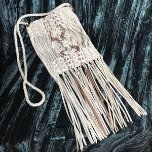 Lucky Brand Small Fringe Crossbody Bag